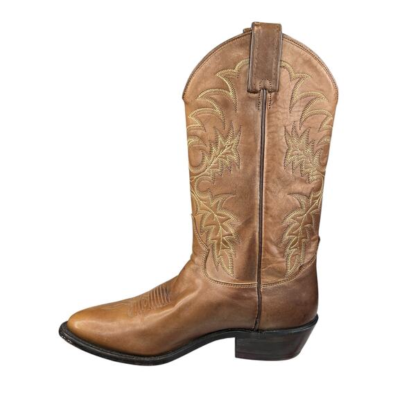 Tony Lama Mens Stallion Brown Leather Western Cowboy Boot Size US 8.5 D main image 10